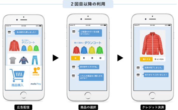 業界初！チャット上で商品の購入・支払いができる決済システム「mobiPay (モビペイ)」をモビルスが開発