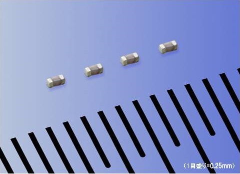 業界最小クラス※1「0201」サイズ積層セラミックコンデンサ（MLCC）の販売開始