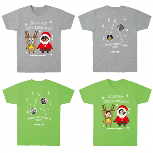 クリパ、年末年始イベントはお揃いのオリジナルTシャツで！スマホでカンタン作成『Weシャツ』に新テンプレート追加