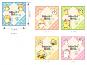 アニメ『みっちりねこ』のキャラを印刷したミニタオルやiPhoneケース、パスケースなど5種23製品が新登場！