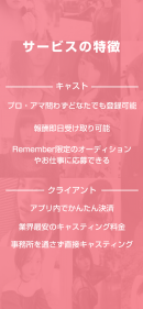 α版での登録者は1週間で100人越え！  話題のCtoCキャスティングアプリ『REMEMBER』がついに登場！