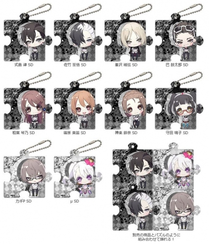 アニメ『Caligula -カリギュラ-』のSDキャラを印刷したパスケース＆パズル型チャームが新登場！
