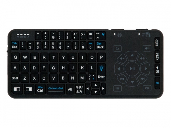 【上海問屋限定販売】  大人気のタッチパッドミニキーボードが日本語配列に ウルトラコンパクトワイヤレスキーボード　販売開始