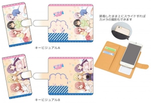 アニメ『立花館To Lie あんぐる』のキャラを印刷した手帳型スマホケースとiPhoneケース、スマホスタンドなど3種4製品が新登場！