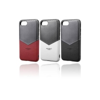 ブラッククロムと本革を組み合わせたデザインiPhone 8／7／6s／6用ハイブリッドケースを新発売