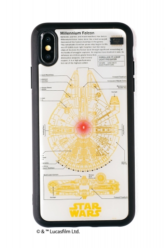 電池無しでLEDが光るギミックを搭載！スター・ウォーズの「X-WING(TM)」などが基板アートで描かれたiPhone最新機種対応ケースが登場　～日本限定商品～