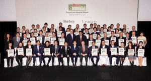 アジア2万4,000社の中からベスト200に選出 フォーブスアジア「Best Under A Billion」授賞式