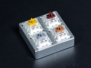 【上海問屋限定販売】  大好きなメカニカルスイッチの感触をいつでも味わえる アルミ製2x2 メカニカルスイッチテスト台　販売開始