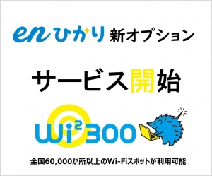 enひかり×Wi2 300イメージ