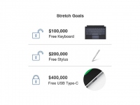 CHUWI UBook、フル機能USB-Cのストレッチゴール設定のお知らせ！