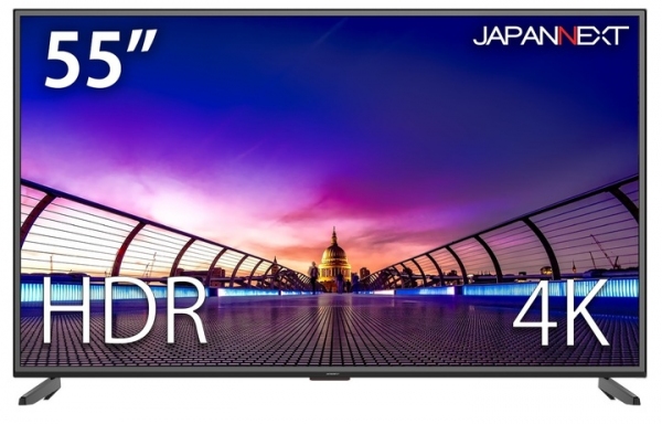 JAPANNEXTが55型HDR対応 PBP/PIP機能 4K液晶モニター　JN-V5500UHDRを４月10日に新発売！