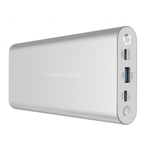 HYPERから、100W高出力で大型ノートPCも充電できるモバイルバッテリーHyperJuice クラウドファンディングMakuakeで4月10日より日本初上陸