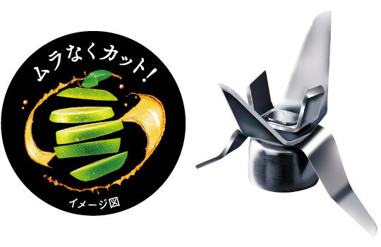 コンパクトなのにきちんとパワフル400W！果物・野菜をなめらかで濃厚なスムージーに
