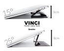 世界トップクラスの超薄型超軽量パソコンスタンド VINCI(ヴィンチ) 世界で販売台数10万台を越えたノートPCスタンドが日本国内で販売開始！