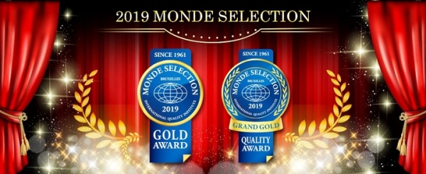 2019年モンドセレクション発表 最高金賞・金賞あわせて10商品受賞