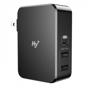 次世代の充電規格「USB PD」対応！最大45W USB/ACアダプターHY-PDUS45を5月29日に発売