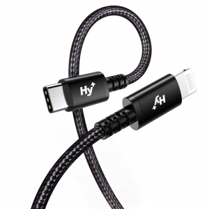 iPhone、iPadを1時間で最大75パーセントまで充電可能なUSB Type-C to Lightningケーブル「HY-PDLT1」6月12日発売！