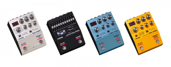 ギター／ベースの音色に多彩な効果を与えるBOSSの新たなエフェクター・シリーズが登場