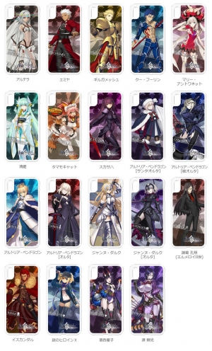 スマホ向け人気ゲームアプリ『Fate/Grand Order』のキャラを印刷したiPhoneケース19柄が新登場！