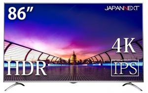 JAPANNEXTが86型の4K液晶モニター強化ガラス仕様「JN-IPS8600UHDR-KG」を7月4日に新発売！