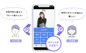 美容サロン向け公式アプリ作成サービス「BeautyMerit」のサロン独自のポイントシステム機能をリリース