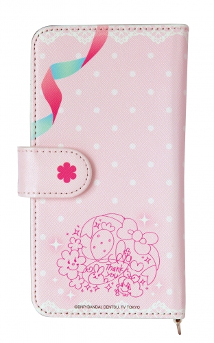 アイカツ！いちごちゃん限定描きおろしデザインのスマホケース登場！汎用手帳型で様々なスマホに対応