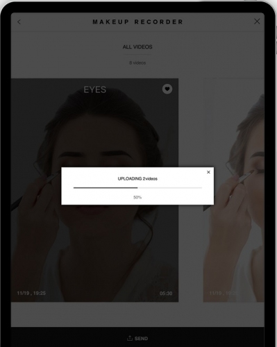プロのメイクアップテクニックの持ち帰りが可能にコスメ店舗で活用頂けるiPadアプリ『MAKEUP RECORDER』提供開始