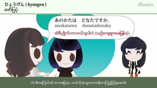 日本語能力試験対策教材ミャンマー語版、サブスクリプションサービス4月末開始（N5,N4,N3,入門,漢字）【アテイン】