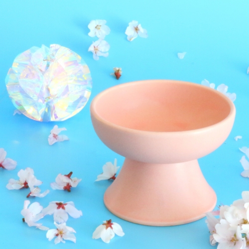 ペット用食器に含まれる“有害物質”から、大切な猫を守りたい！人と同じ安全基準をクリアした「猫用フードボウル」に、春の限定色”ピンク“が新登場