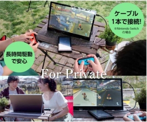 テックワン、【バッテリー＆スピーカー内蔵】キックスタンド付きモバイルモニター「PD01」Makuake（マクアケ）にてクラウドファンディング開始！