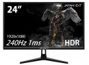 JAPANNEXTが24型1920×1080FHD解像度 240Hz1ms FreeSync対応  ゲーミングモニター「JN-24GTM240FHDR」を発表