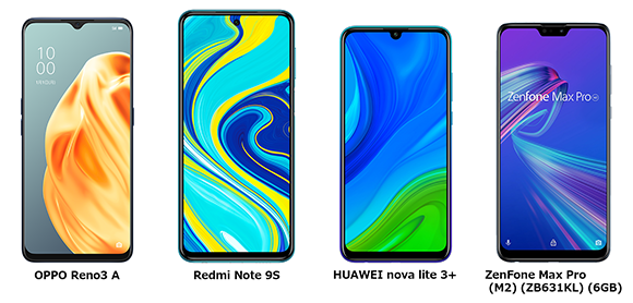 BIGLOBEが新たにスマートフォン4機種をラインアップに追加　～おサイフケータイに対応したOPPO Reno3 Aなどを取り扱い開始～