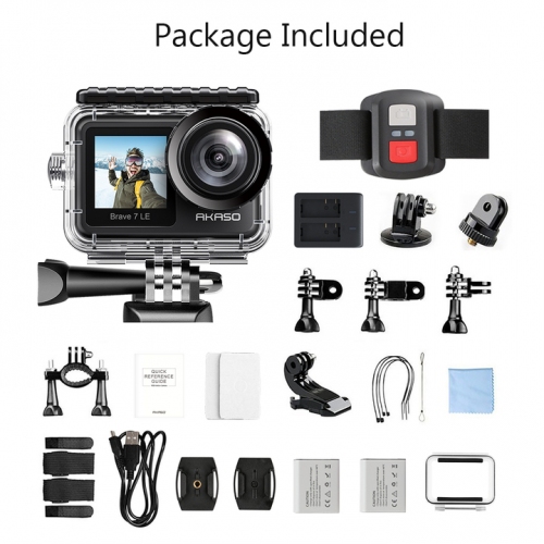 新しいBrave 7 LEアクションカメラがAKASOによりリリース!世界で一番人気のあるGoPro類似品として登場する完璧かつ手頃なビデオブログ撮影用カメラ
