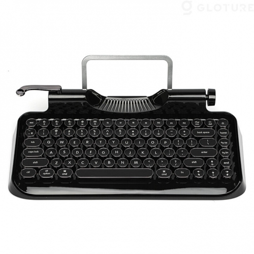 ★新商品★ Rymek Full Black Edition タイプライター風メカニカルキーボード【スマートフォン/PC対応】をGLOTURE.JPで販売開始