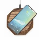 【人気品薄につき再入荷！】OAKYWOOD「Qi対応ワイヤレス充電器」ポーランド製、幾何学デザインが魅力的なワイヤレスチャージャー【大人気製品！】