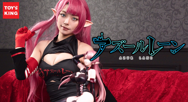 コスプレイヤー「はわわ大明神」さんがアズレン、デュークのレースクイーン姿で発売前フィギュアを堪能！