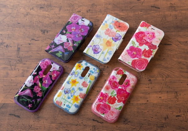 〜いつも手に花束を〜日比谷花壇、NTTドコモと、花柄の『らくらくスマートフォン』専用カバーでコラボレーション～全国のドコモショップ及びドコモオンラインショップで発売～