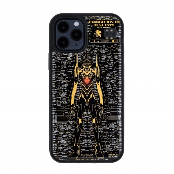 電池無しでLEDが光る！エヴァンゲリオンデザインのiPhone 12用ケース登場！11月19日発売　基板の配線パターンで緻密に描いた“初号機とNERVデザイン”の2種