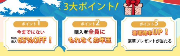 全員もれなくお年玉、抽選で豪華プレゼントを当たるLeawo年末年始プレゼントキャンペーン開催！今までにない65%OFFスーパーセールも！