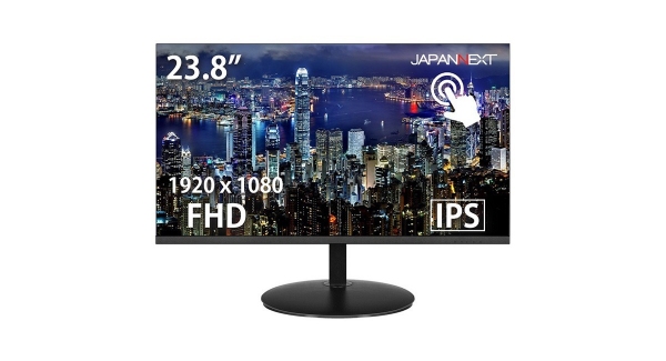 JAPANNEXTが10点マルチタッチに対応した23.8インチの IPS液晶モニター JN-IPS238TFHD を2月12日(金)に発売