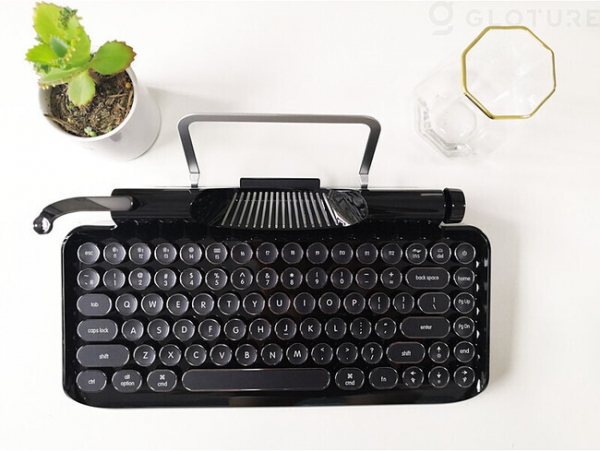 【大人気製品】Rymek Full Black Edition ビンテージ タイプライター風メカニカルキーボードを再入荷！