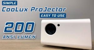 徹底的に無駄な作業を省いた簡単シンプルモデル。CooLux プロジェクター 予約開始！
