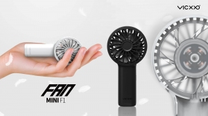 手の平より小さく7つの羽でパワフルなポータブル扇風機「FAN mini F1」　2021年4月13日よりMakuakeにて販売開始！