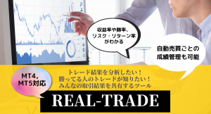 トレード結果を分析、共有できるMetaTrader用ツール「REAL-TRADE」がMT5にも対応