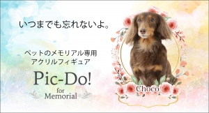 「Pic-do!」からペットのメモリアル専用アクリルフィギュアを限定価格で提供、6月1日(火)12：00より​​CAMPFIRE にてプロジェクト開始！