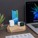 ​【再入荷しました！】OAKYWOOD「3 in 1ドック」ポーランド発の木工製品。Apple製品をまとめて充電！【大人気​​品薄！】