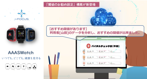 建設業・運輸業など、過酷な現場で働く人々の健康を、“AI”が強力サポート！体調管理のためのスマートウォッチに、「閾値のお勧め設定」機能が新登場