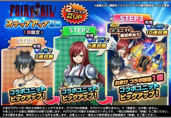 グレイ・エルザついに登場！超本格王道RPG『グランドサマナーズ』 大人気TVアニメ『FAIRY TAIL』とのコラボ後編、2/14(月)より開催中！