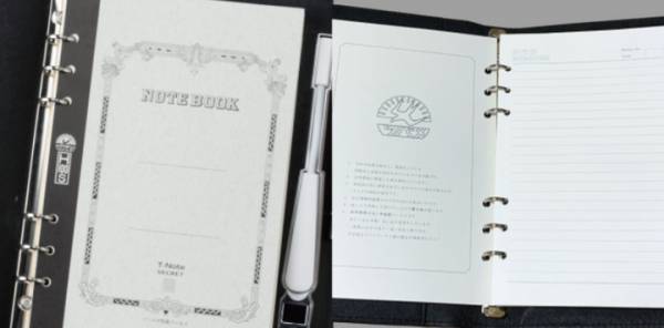 【ツバメノート初】特製A5リフィル。「指紋ロック」で秘密を守るノートブック『T-Note Secret』がMakuakeにて「300人」超えの支援で公開中!!