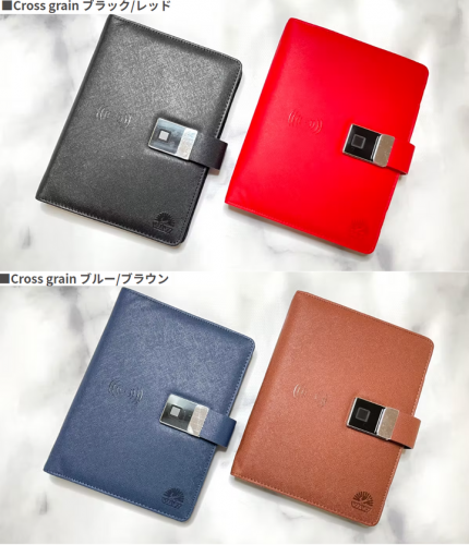 【ツバメノート】初の6穴リフィル。「指紋ロック」で秘密を守るノートブック『T-Note Secret』がmachi-ya by CAMPFIREにて公開中!!